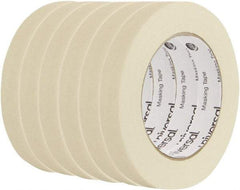 UNIVERSAL - 18mm Wide x 54.8 m Long Beige Crepe Paper Masking Tape - Series 6697, 5 mil Thick, 19 In/Lb Tensile Strength - USA Tool & Supply