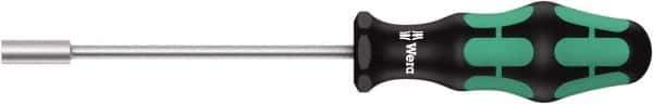 Wera - 5.5mm Solid Shaft Nutdriver - Cushion Grip Handle, 223mm OAL - USA Tool & Supply