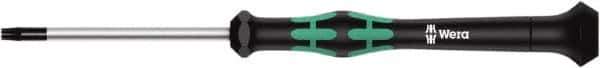 Wera - 9 Torx Driver - 60mm Blade Length, 157mm OAL, Ergonomic Handle - USA Tool & Supply