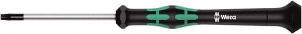 Wera - 6 Torx Driver - 40mm Blade Length, 137mm OAL, Ergonomic Handle - USA Tool & Supply