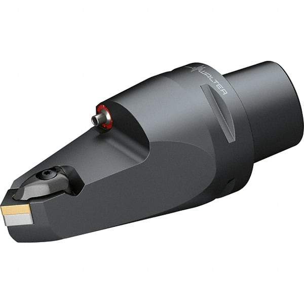 Walter - 95° Lead Angle, Indexable Turning Toolholder - 128mm OAL, Series DCMN-CAPTO-AUSSEN - USA Tool & Supply