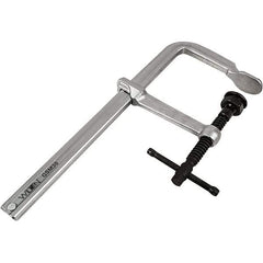 Wilton - 5-1/2" Throat Depth, 12" Max Capacity, Heavy-Duty F Sliding Arm Clamp - 2,660 Lb Clamping Pressure - USA Tool & Supply