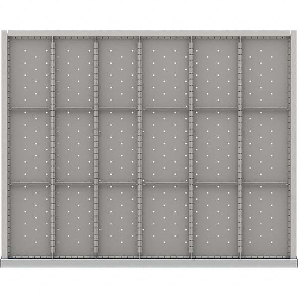 LISTA - 18-Compartment Drawer Divider Layout for 3.15" High Drawers - USA Tool & Supply