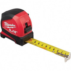 Milwaukee Tool - Tape Measures Length (Feet): 16.00 Width (Inch): 1 - USA Tool & Supply