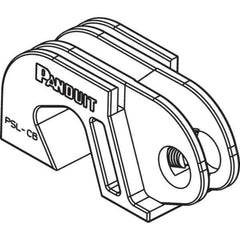 Panduit - Nylon Universal Circuit Breaker Lockout - 11/32 Max Cord Diam, 1 Padlock, 1 Circuit - USA Tool & Supply