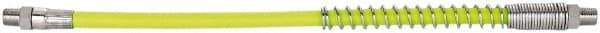 Legacy - 1' Long, 10,000 psi Operating Pressure, Rubber Grease Gun Hose - 1/8 NPT, 10,000 psi Burst Pressure - USA Tool & Supply