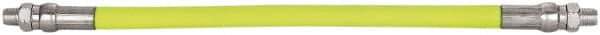 Legacy - 1' Long, 10,000 psi Operating Pressure, Rubber Grease Gun Hose - 3/16 NPT, 10,000 psi Burst Pressure - USA Tool & Supply