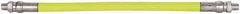 Legacy - 1' Long, 10,000 psi Operating Pressure, Rubber Grease Gun Hose - 3/16 NPT, 10,000 psi Burst Pressure - USA Tool & Supply