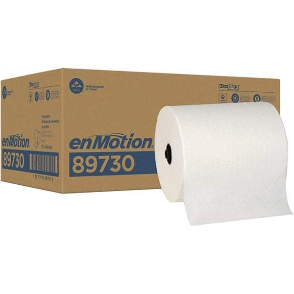 Georgia Pacific - Hard Roll of 1 Ply White Paper Towels - 8-3/16" Wide, 550' Roll Length - USA Tool & Supply