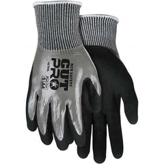 MCR Safety - Size M, ANSI Cut Lvl A4, Puncture Lvl 5, Abrasion Lvl 4, Nitrile Coated Cut & Puncture Resistant Gloves - USA Tool & Supply