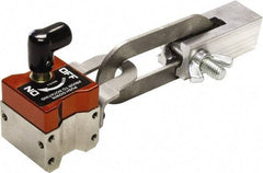 Mag-Mate - 150 Lb Load Capacity, Load Transitioning Lift Magnet - 1.12" High x 7" Long x 1-1/2" Wide, 2 Poles - USA Tool & Supply