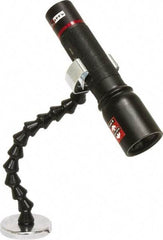 Mag-Mate - Zinc Plated Flexible Flashlight Holder - Compatible with Maglite Batteries - USA Tool & Supply