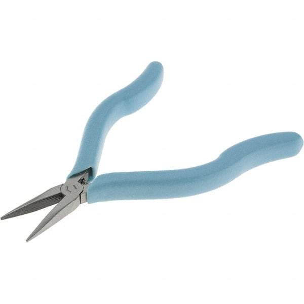 Xcelite - 6-1/2" Jaw Length x 7/16" Jaw Width, Long Nose Comfort Grip Pliers - Smooth Jaw, Bi-Material Cushion Handle - USA Tool & Supply