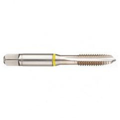 M10x1.5 6H 3-Flute Cobalt Yellow Ring Spiral Point Plug Tap-Bright - USA Tool & Supply