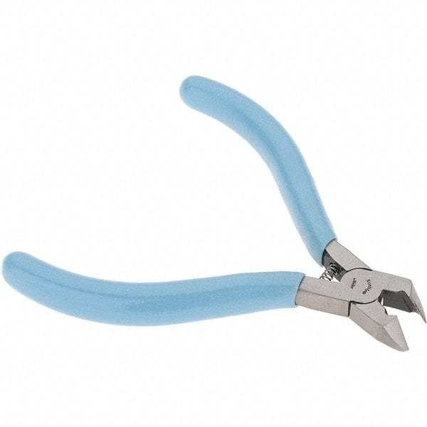 Xcelite - 100mm OAL, 20 AWG Capacity, Diagonal Cutter - 7/16" Jaw Length x 11mm Jaw Width, 29° Angled Head - USA Tool & Supply