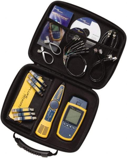 Fluke Networks - 20 Piece, Network Service Kit - Comes in Kit Bag - USA Tool & Supply