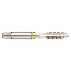 42437 2B 3-Flute Cobalt Yellow Ring Spiral Point Plug Tap-Bright - USA Tool & Supply