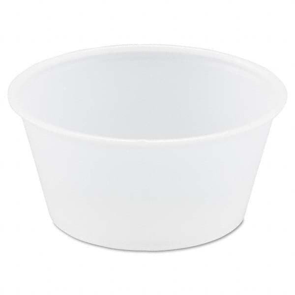 DART - Polystyrene Portion Cups, 3.25 oz, Translucent, 250/Bag, 10 Bags/Carton - USA Tool & Supply