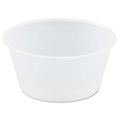 DART - Polystyrene Portion Cups, 3.25 oz, Translucent, 250/Bag, 10 Bags/Carton - USA Tool & Supply