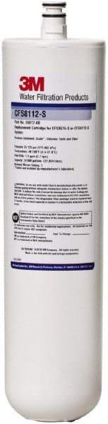 3M - 3-3/16" OD, 1µ, Polypropylene Replacement Cartridge for 3M/CUNO Commerical Foodservice Systems - 12-7/8" Long, Reduces Particulate, Tastes, Odors, Chlorine & Scales - USA Tool & Supply