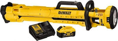 DeWALT - 20 Volts, 3000 Lumens, Cordless Work Light - Yellow, 11 hr Run Time - USA Tool & Supply