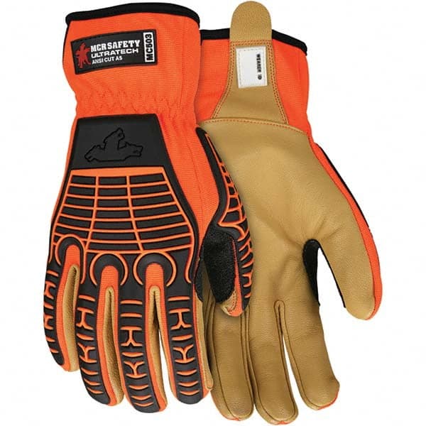MCR Safety - Size 2XL ANSI Cut Lvl A5, Abrasion Lvl 4, Goatskin Cut Resistant Gloves - USA Tool & Supply