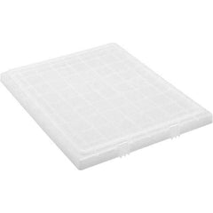 Quantum Storage - Tote & Storage Container Lids Width (Decimal Inch): 6.4 Length (Decimal Inch): 20.5 - USA Tool & Supply