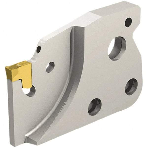 Iscar - 1.2992" Blade Height, 0.2835" Blade Width, 1.7913" OAL, Right Hand Cut, Single End Indexable Cut-Off Blade - DGPAD Blade, Do-Grip, JetHPLine, Modular Grip Series - USA Tool & Supply
