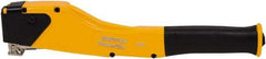 Stanley Bostitch - Manual Hammer Tacker - 1/4, 5/16, 3/8" Staples, 168 Lb Capacity, Yellow, Aluminum Die Cast - USA Tool & Supply