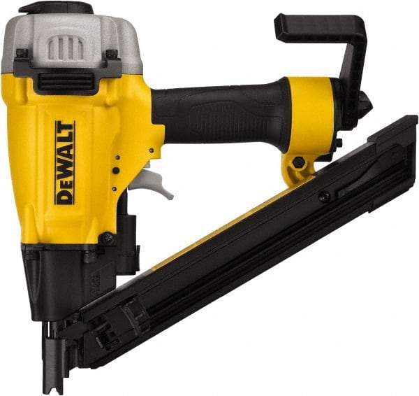 DeWALT - 1-1/2" Nail Length, 0.113 to 0.148" Nail Diam, Metal Connector Air Nailer - 70 to 120 psi - USA Tool & Supply