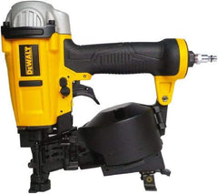 DeWALT - 3/4 to 1-3/4" Nail Length, 0.12" Nail Diam, Roofing Air Nailer - 70 to 120 psi - USA Tool & Supply