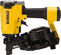 DeWALT - 3/4 to 1-3/4" Nail Length, 0.12" Nail Diam, Roofing Air Nailer - 70 to 120 psi - USA Tool & Supply