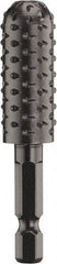 DeWALT - 1/2" Cut Diam, 1/4" Shank Diam, Cylinder Head Fine Diamond Cut Burr - Steel - USA Tool & Supply