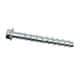 Powers Fasteners - 1/2" Diam, 1/2" Drill, 2" OAL, 1-5/8" Min Embedment Machine Screw Anchor Concrete Anchor - 1018 Case Hardened Steel, Zinc-Plated Finish, Hex Head, Hex Drive - USA Tool & Supply