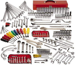 Proto - 194 Piece 1/4, 3/8 & 1/2" Drive Master Tool Set - Comes in Top Chest - USA Tool & Supply