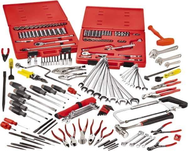 Proto - 165 Piece 3/8 & 1/2" Drive Master Tool Set - Comes in Top Chest - USA Tool & Supply