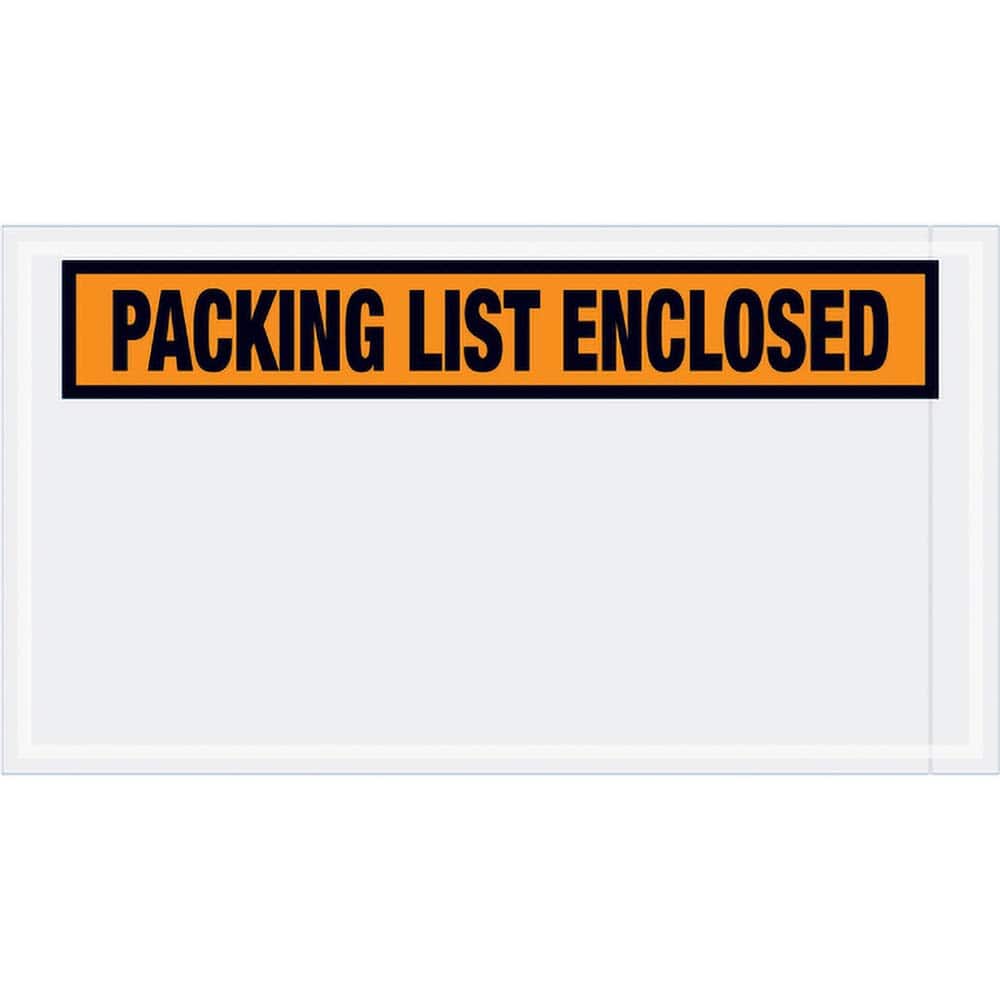 Tape Logic - Mailers, Sheets & Envelopes Type: Packing List Enclosed Envelope Style: Envelope - USA Tool & Supply