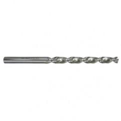 3.3mm Dia. - HSS Parabolic Taper Length Drill-130° Point-Coolant-Bright - USA Tool & Supply