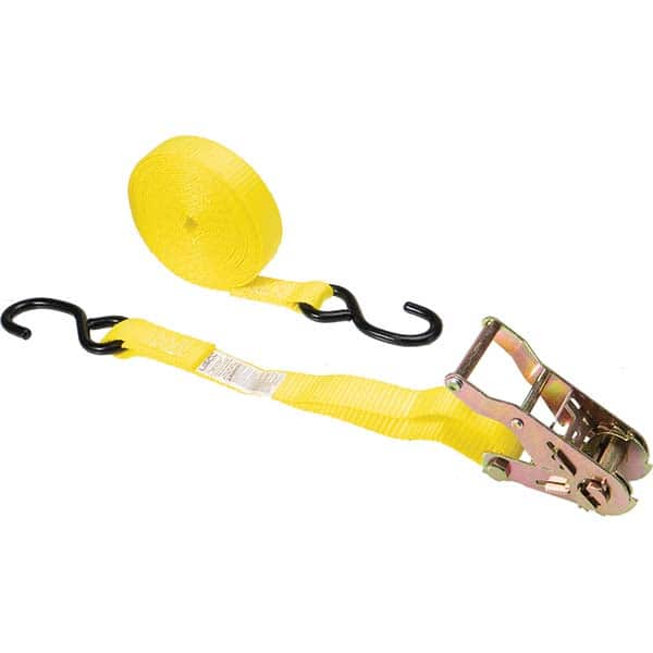 US Cargo Control - Slings & Tiedowns (Load-Rated) Type: Ratchet Tie Down Width (Inch): 1 - USA Tool & Supply