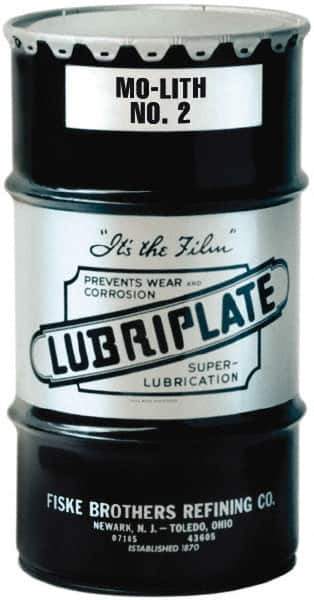 Lubriplate - 120 Lb Drum Moly-Disulfide Extreme Pressure Grease - Gray, Extreme Pressure, 350°F Max Temp, NLGIG 2, - USA Tool & Supply