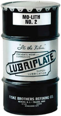 Lubriplate - 120 Lb Drum Moly-Disulfide Extreme Pressure Grease - Gray, Extreme Pressure, 350°F Max Temp, NLGIG 2, - USA Tool & Supply