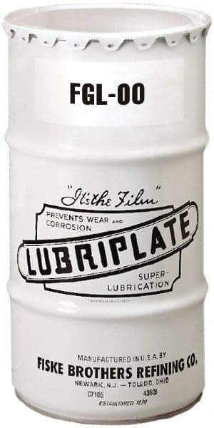 Lubriplate - 120 Lb Drum Aluminum General Purpose Grease - White, Food Grade, 300°F Max Temp, NLGIG 00, - USA Tool & Supply