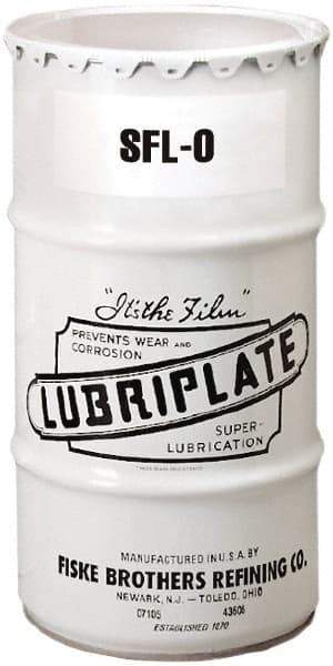 Lubriplate - 120 Lb Drum Aluminum High Temperature Grease - White, Food Grade & High/Low Temperature, 325°F Max Temp, NLGIG 0, - USA Tool & Supply