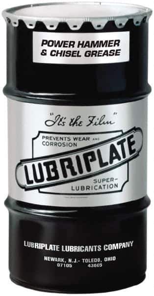 Lubriplate - 120 Lb Drum Aluminum Extreme Pressure Grease - Black, Extreme Pressure, 400°F Max Temp, NLGIG 2, - USA Tool & Supply