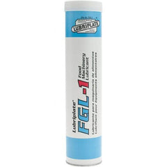Lubriplate - 14.5 oz Cartridge Aluminum Medium Speeds Grease - Translucent, Food Grade, 400°F Max Temp, NLGIG 2, - USA Tool & Supply