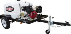 Simpson - Gas, 11.7 hp, 4,200 psi, 4 GPM, Cold Water Pressure Washer - CAT Triplex, 100' x 3/8" Hose - USA Tool & Supply