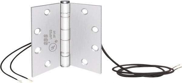 SDC - 4-1/2" Long x 4-1/2" Wide Steel Full Mortise Hinge - 2 Knuckles - USA Tool & Supply
