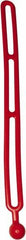 NoMarr - Light Duty Tie Down with Ball End - 16" OAL, Red - USA Tool & Supply