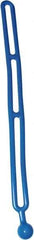 NoMarr - Light Duty Tie Down with Ball End - 16" OAL, Blue - USA Tool & Supply