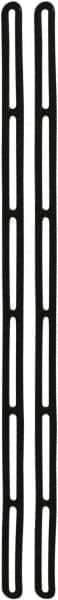 NoMarr - Heavy Duty Tie Down with Single/Double/Centering End - 48" OAL, Black - USA Tool & Supply